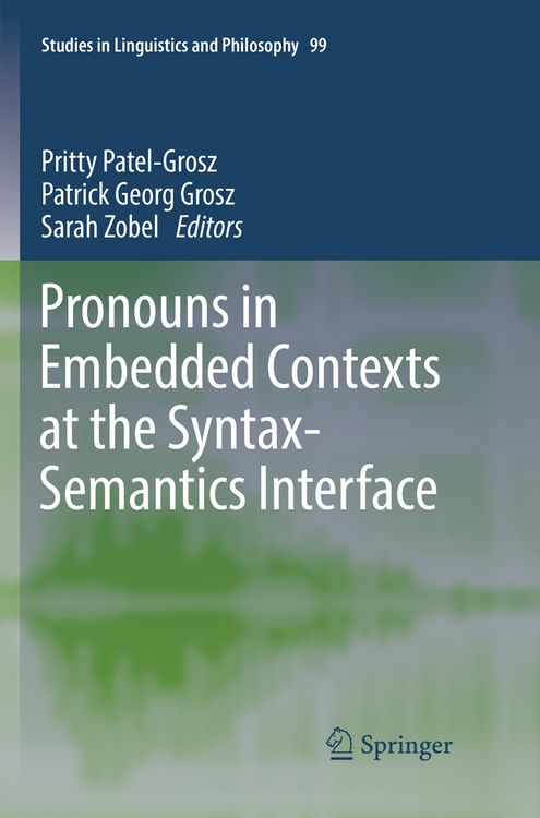 Produktbild: Pronouns in Embedded Contexts at the Syntax-Semantics Interface