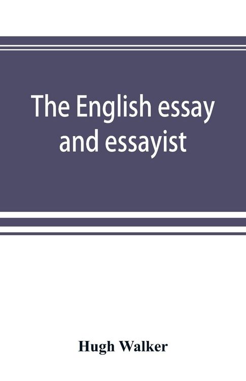 Produktbild: The English essay and essayist