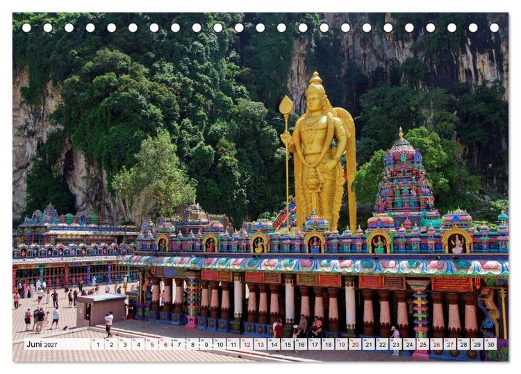Produktbild: Bangkok und Kuala Lumpur - Megast&auml;dte Asiens (Tischkalender 2027 DIN A5 quer), CALVENDO Monatskalender