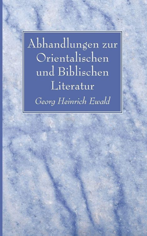 Produktbild: Abhandlungen zur Orientalischen und Biblischen Literatur