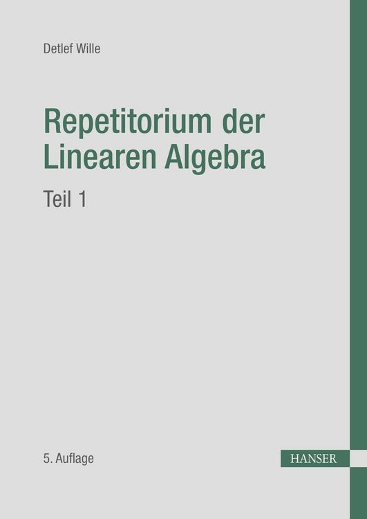 Produktbild: Repetitorium der Linearen Algebra, Teil 1