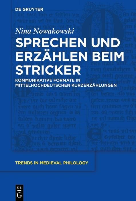 Produktbild: Sprechen und Erz&auml;hlen beim Stricker