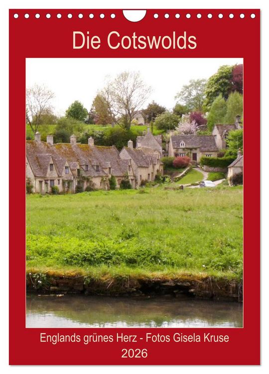 Produktbild: Die Cotswolds Englands gr&uuml;nes Herz (Wandkalender 2026 DIN A4 hoch), CALVENDO Monatskalender