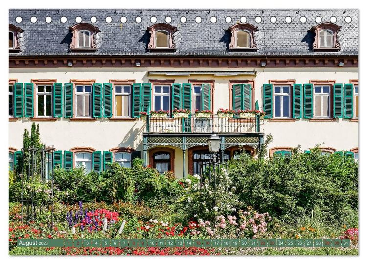 Produktbild: Eltville am Rhein - Wein, Sekt, Rosen (Tischkalender 2026 DIN A5 quer), CALVENDO Monatskalender