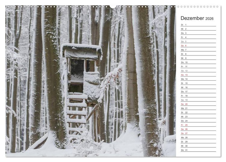 Produktbild: Emotionale Momente: Wild und Jagd. (Wandkalender 2026 DIN A2 quer), CALVENDO Monatskalender