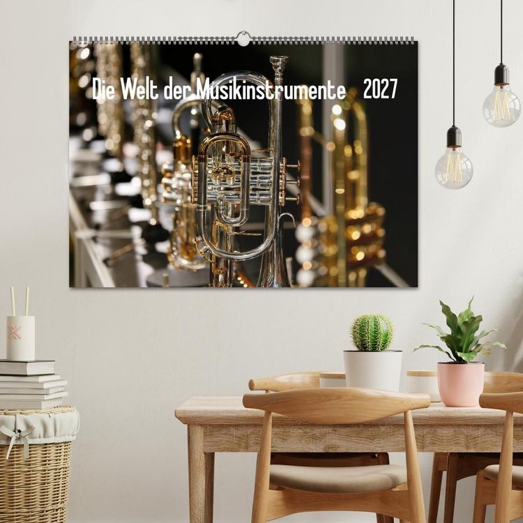 Produktbild: Die Welt der Musikinstrumente (Wandkalender 2027 DIN A2 quer), CALVENDO Monatskalender
