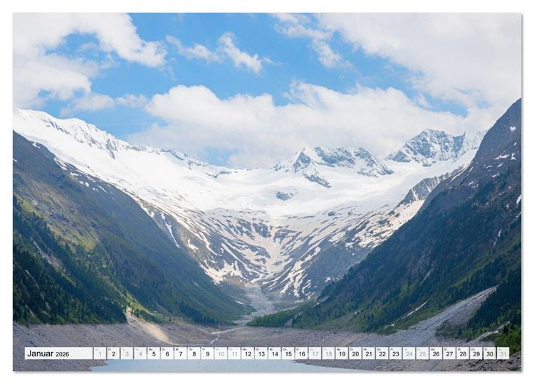 Produktbild: Zillertal - Bergidylle rund um Mayrhofen 2026 (Wandkalender 2026 DIN A3 quer), CALVENDO Monatskalender