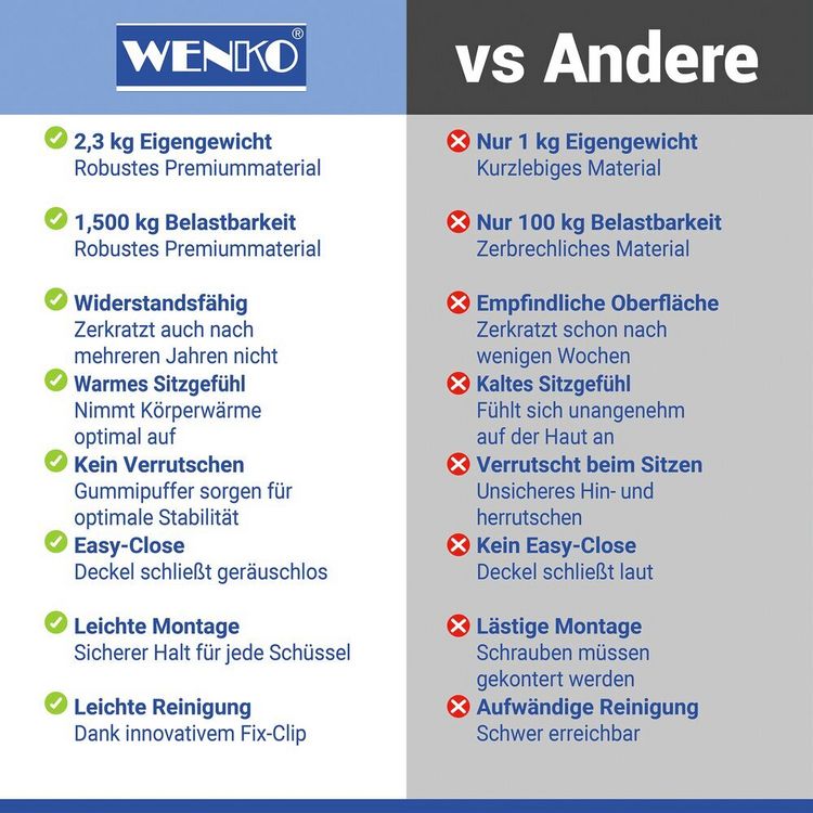 Produktbild: WC-Sitz Mod. Gatteo DuroUnbreakable&reg;, Wei&szlig;, 100 % bruchsicher, mit Absenkautomatik