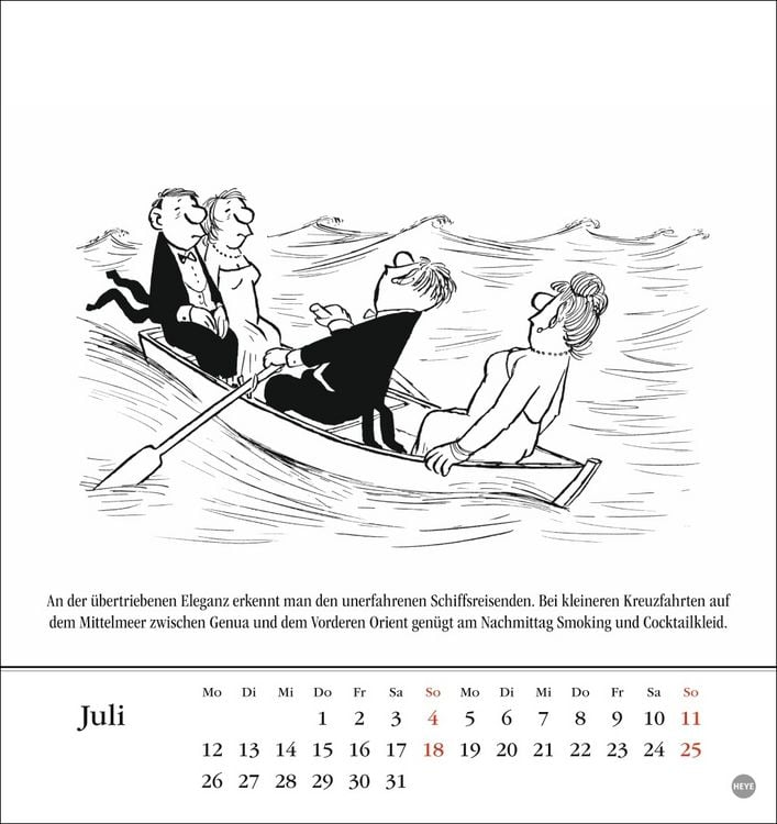 Produktbild: Loriot Postkartenkalender 2027