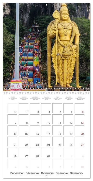 Produktbild: Kuala Lumpur simply adorable (Wall Calendar 2026 12 &times; 12 Inch) CALVENDO 12 Month Wall Calendar