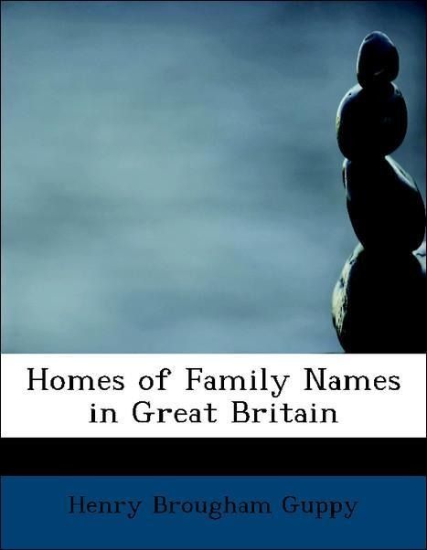Produktbild: Guppy, H: Homes of Family Names in Great Britain
