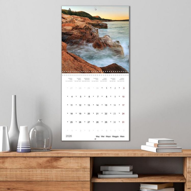 Produktbild: New England - from Rhode Island to Maine (Wall Calendar 2026 12 &times; 12 Inch) CALVENDO 12 Month Wall Calendar