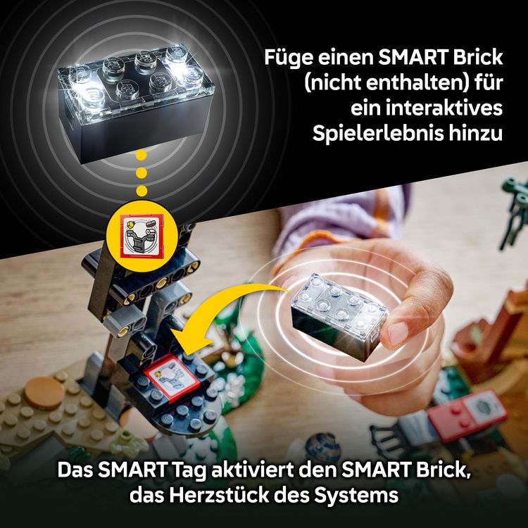 Produktbild: LEGO Star Wars 75422 SMART Play: Jedi-Training an Yodas H&uuml;tte, Spielzeug
