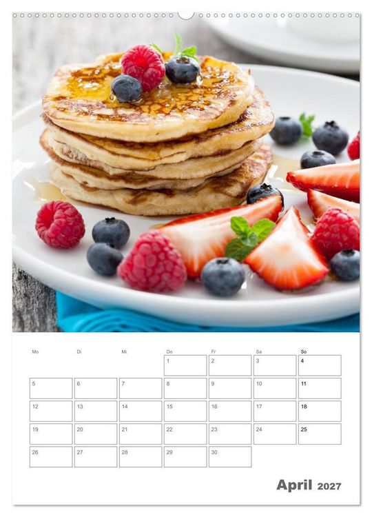 Produktbild: Herzhaft - S&uuml;&szlig; / Mein K&uuml;chenplaner (hochwertiger Premium Wandkalender 2027 DIN A2 hoch), Kunstdruck in Hochglanz