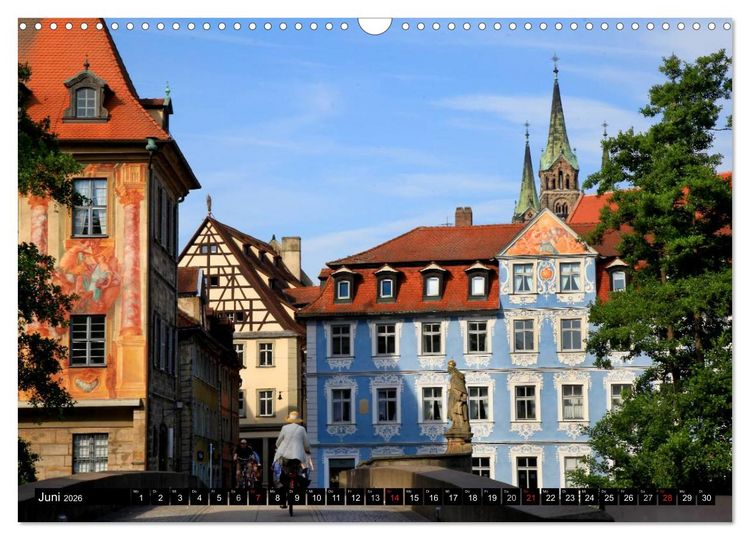Produktbild: Bezauberndes Bamberg (Wandkalender 2026 DIN A3 quer), CALVENDO Monatskalender