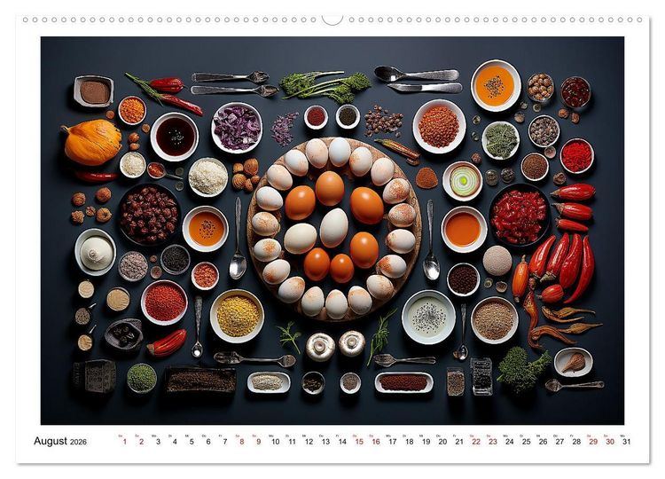 Produktbild: Ordentlich Low Carb (Wandkalender 2026 DIN A2 quer), CALVENDO Monatskalender