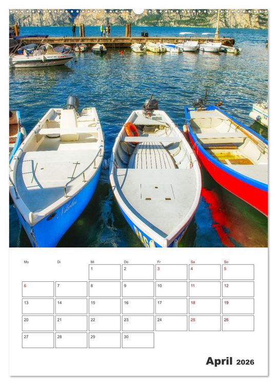 Produktbild: Malcesine am Gardasee - Impressionen (Wandkalender 2026 DIN A2 hoch), CALVENDO Monatskalender