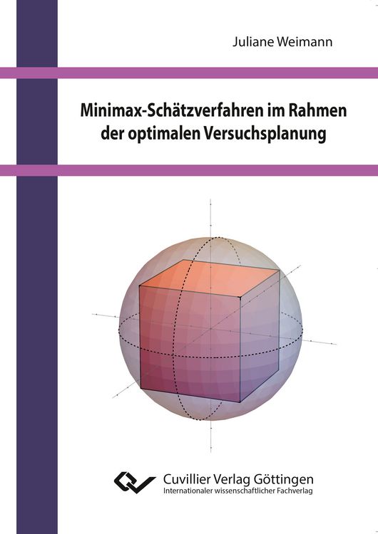 Produktbild: Minimax-Sch&auml;tzverfahren im Rahmen der optimalen Versuchsplanung