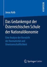 Produktbild: Das Gedankengut der &Ouml;sterreichischen Schule der National&ouml;konomie