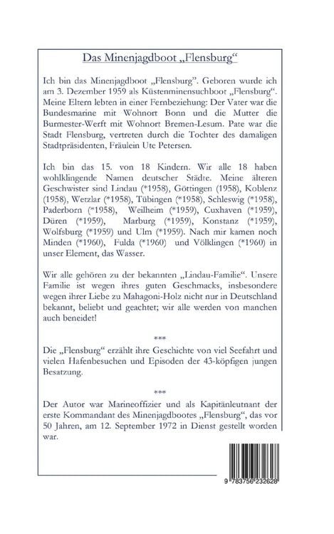 Produktbild: Meine Name ist Flensburg, Minenjagdboot Flensburg