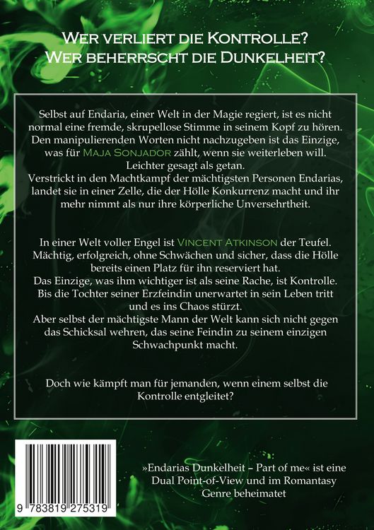 Produktbild: Endarias Dunkelheit - Part of me