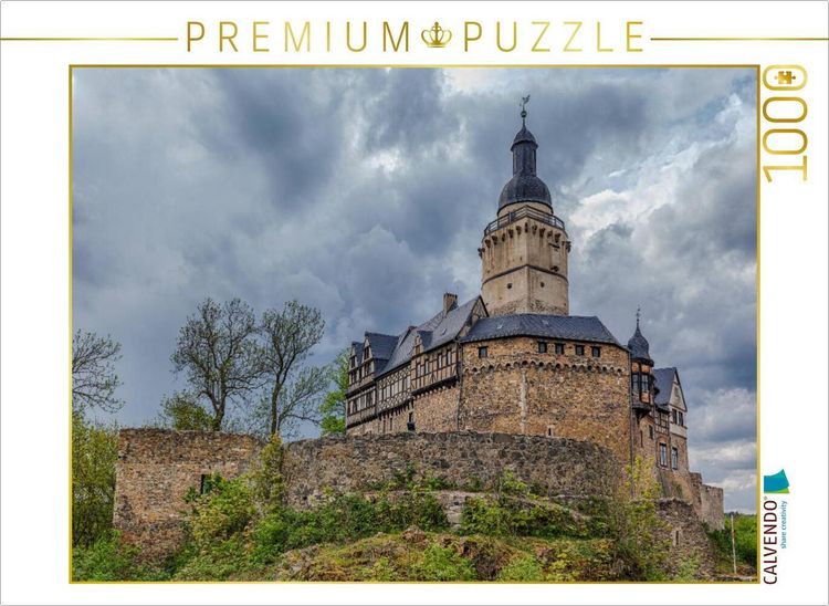 Produktbild: CALVENDO Puzzle Burg Falkenstein | 1000 Teile Lege-Gr&ouml;&szlig;e 64x48cm Foto-Puzzle f&uuml;r gl&uuml;ckliche Stunden
