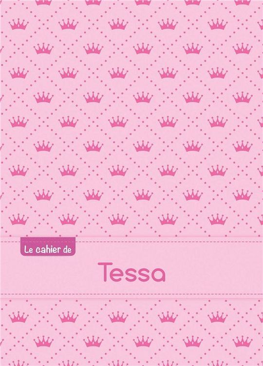 Produktbild: Cahier tessa seyes,96p,a5 princesse