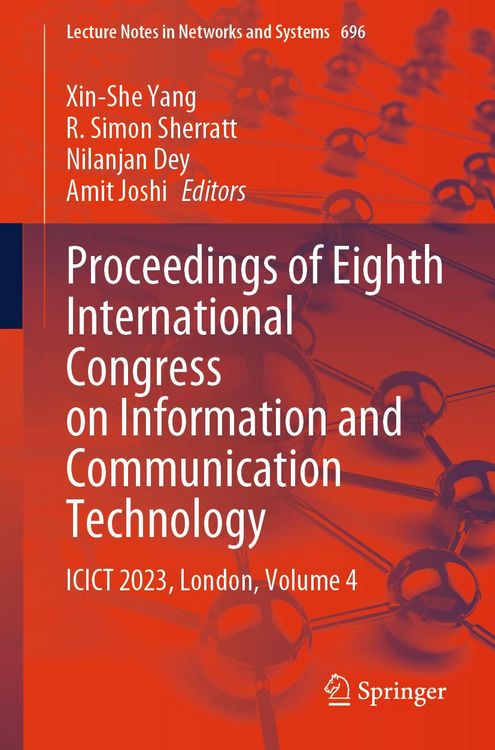 Produktbild: Proceedings of Eighth International Congress on Information and Communication Technology