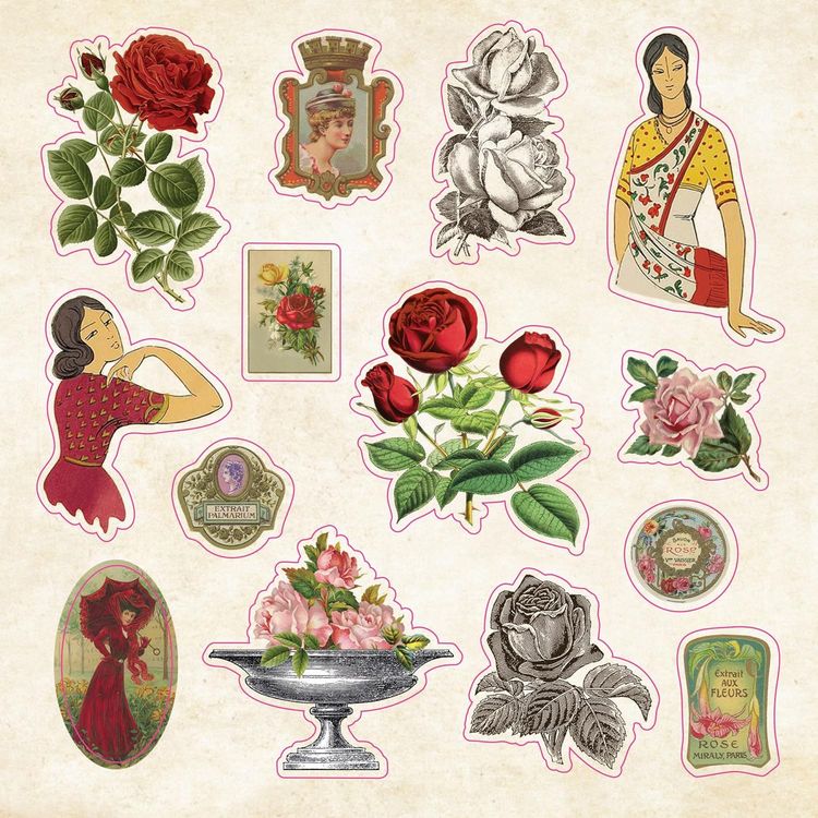 Produktbild: The Sticker Book of Curiosities (Over 750 Stickers)