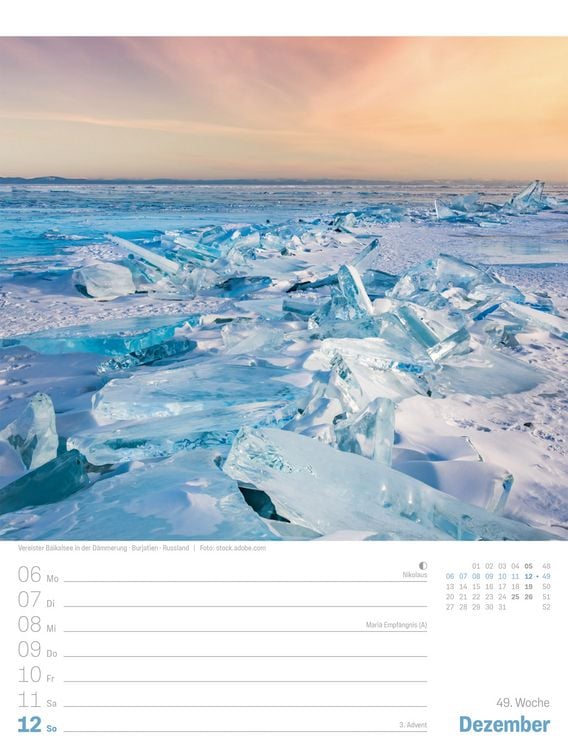 Produktbild: Planet Erde Wochenplaner Kalender 2027 | Landschaften der Welt