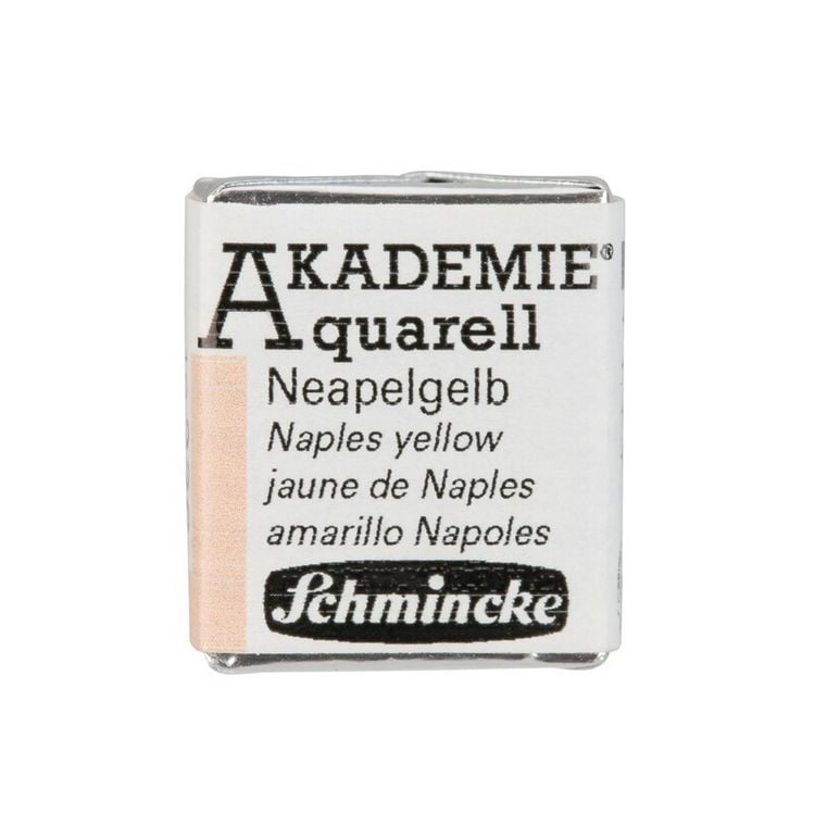 Produktbild: Schmincke Akademie Aquarell 1/2 N&auml;pfchen, Neapelgelb