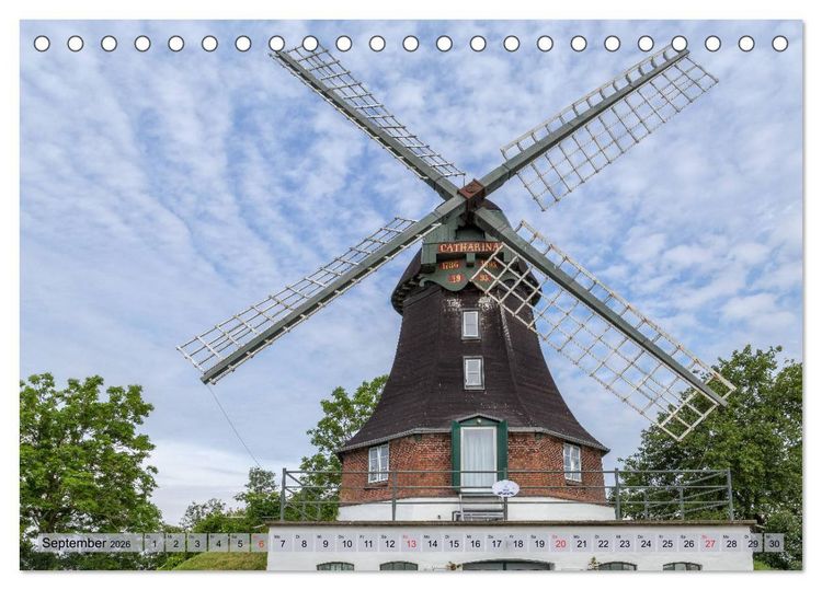 Produktbild: Faszination Eiderstedt (Tischkalender 2026 DIN A5 quer), CALVENDO Monatskalender