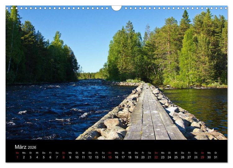 Produktbild: Finnland - Land der tausend Seen (Wandkalender 2026 DIN A3 quer), CALVENDO Monatskalender