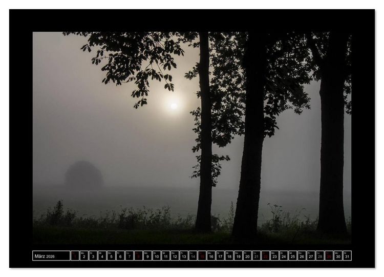Produktbild: Lichtlandschaft Worpswede (Wandkalender 2026 DIN A4 quer), CALVENDO Monatskalender