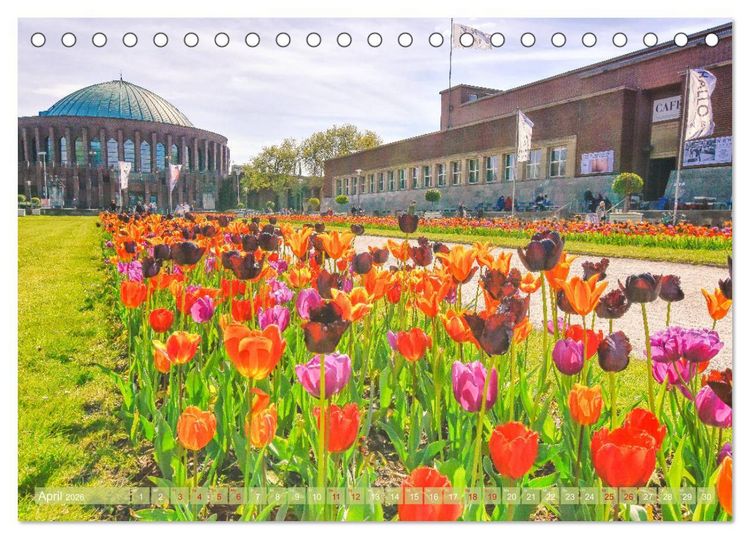 Produktbild: Nordrhein-Westfalen - Ein malerischer Spaziergang (Tischkalender 2026 DIN A5 quer), CALVENDO Monatskalender