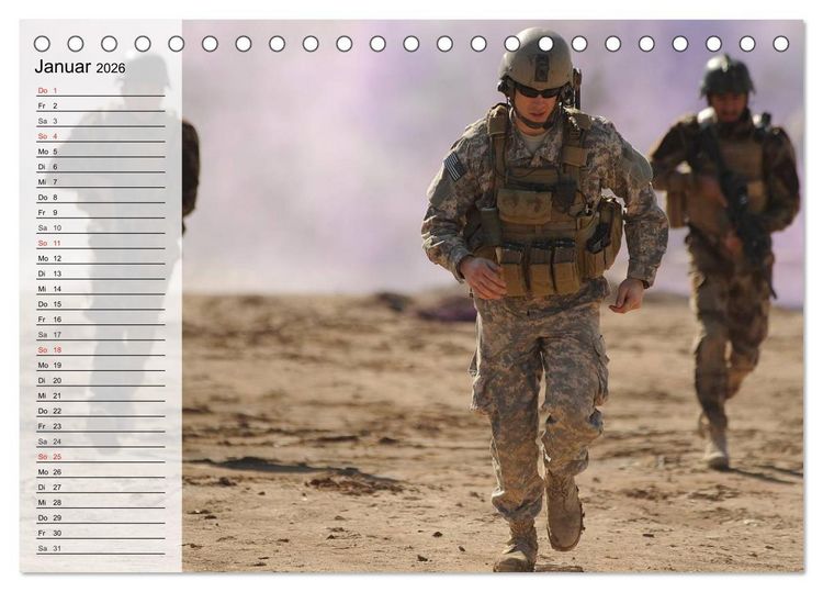 Produktbild: Spezialeinheiten &bull; U.S. Special Forces (Tischkalender 2026 DIN A5 quer), CALVENDO Monatskalender