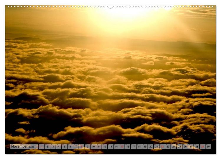 Produktbild: Wolken - Die Gesichter des Himmels (hochwertiger Premium Wandkalender 2026 DIN A2 quer), Kunstdruck in Hochglanz