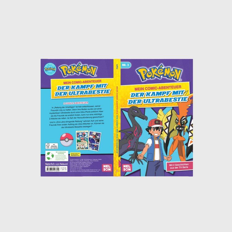 Produktbild: Pok&eacute;mon: Mein Comic-Abenteuer 2: Der Kampf mit der Ultrabestie