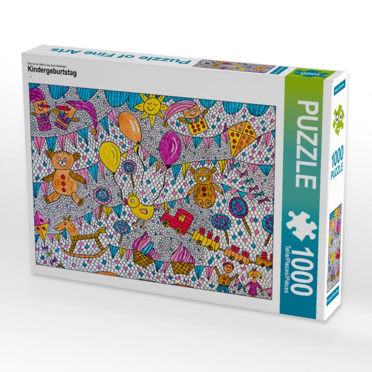 Produktbild: CALVENDO Puzzle Kindergeburtstag | 1000 Teile Lege-Gr&ouml;&szlig;e 64x48cm Foto-Puzzle f&uuml;r gl&uuml;ckliche Stunden