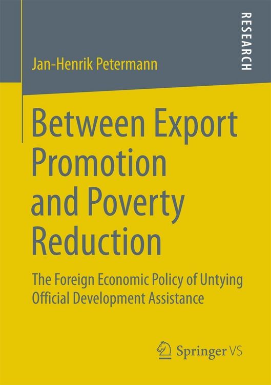 Produktbild: Between Export Promotion and Poverty Reduction