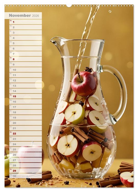 Produktbild: Vitalit&auml;t im Glas - Erfrischende Momente mit Infused Water Kreationen (hochwertiger Premium Wandkalender 2026 DIN A2 hoch), Kunstdruck in Hochglanz