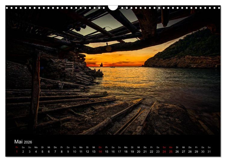Produktbild: Ibiza und seine Farben (Wandkalender 2026 DIN A3 quer), CALVENDO Monatskalender