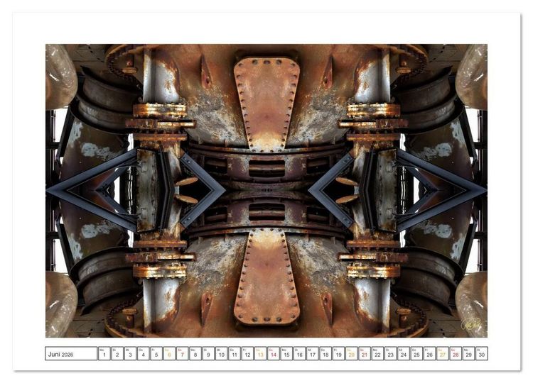 Produktbild: Faszination Spiegelung - Industrie und Technik (Wandkalender 2026 DIN A3 quer), CALVENDO Monatskalender
