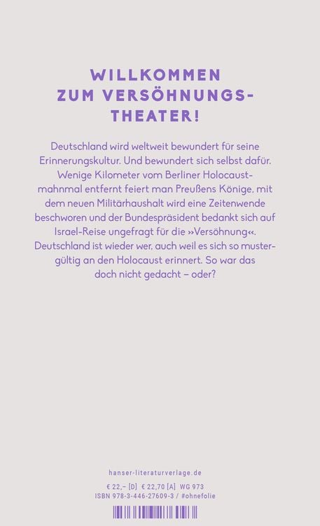 Produktbild: Versöhnungstheater