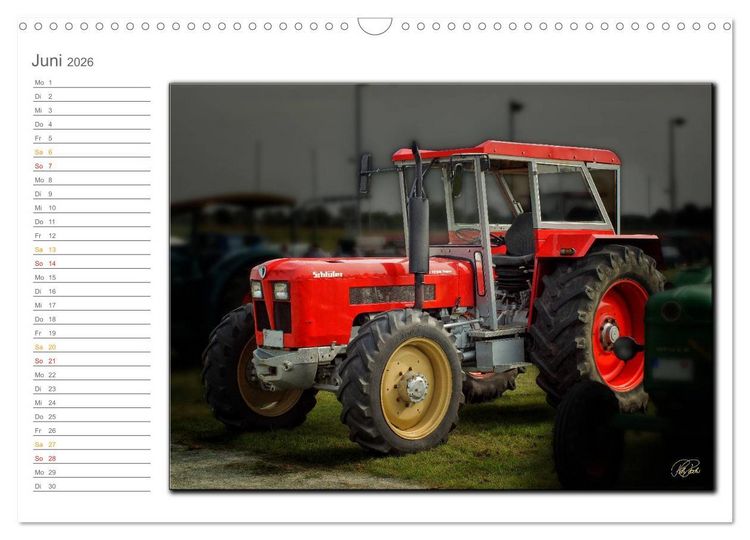Produktbild: Oldtimer - geliebte Trecker (Wandkalender 2026 DIN A3 quer), CALVENDO Monatskalender