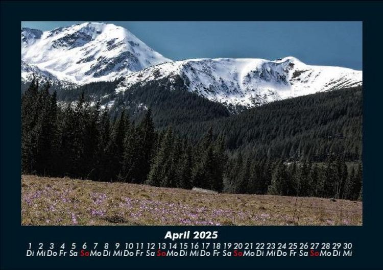 Produktbild: Berge 2025 Fotokalender DIN A5