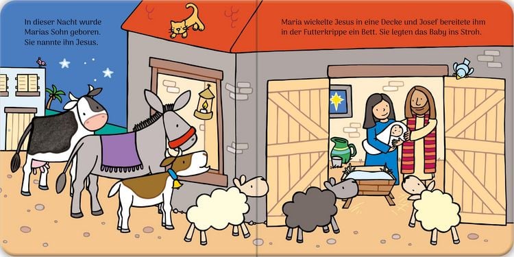 Produktbild: Babys liebstes F&uuml;hlbuch: Die Weihnachtsgeschichte