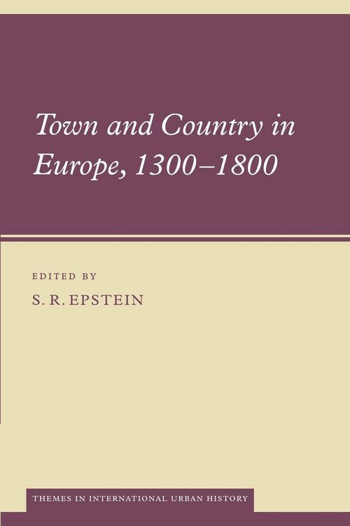 Produktbild: Town and Country in Europe, 1300 1800
