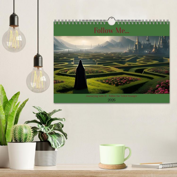 Produktbild: Follow Me... (Wall Calendar 2026 DIN A4 landscape), CALVENDO 12 Month Wall Calendar
