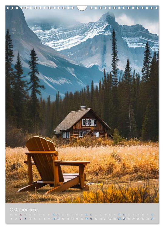 Produktbild: Allein mit der Natur (Wandkalender 2026 DIN A3 hoch), CALVENDO Monatskalender